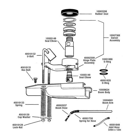 Zierden Boom Arm Hose (20009-37) Car Wash Superstore