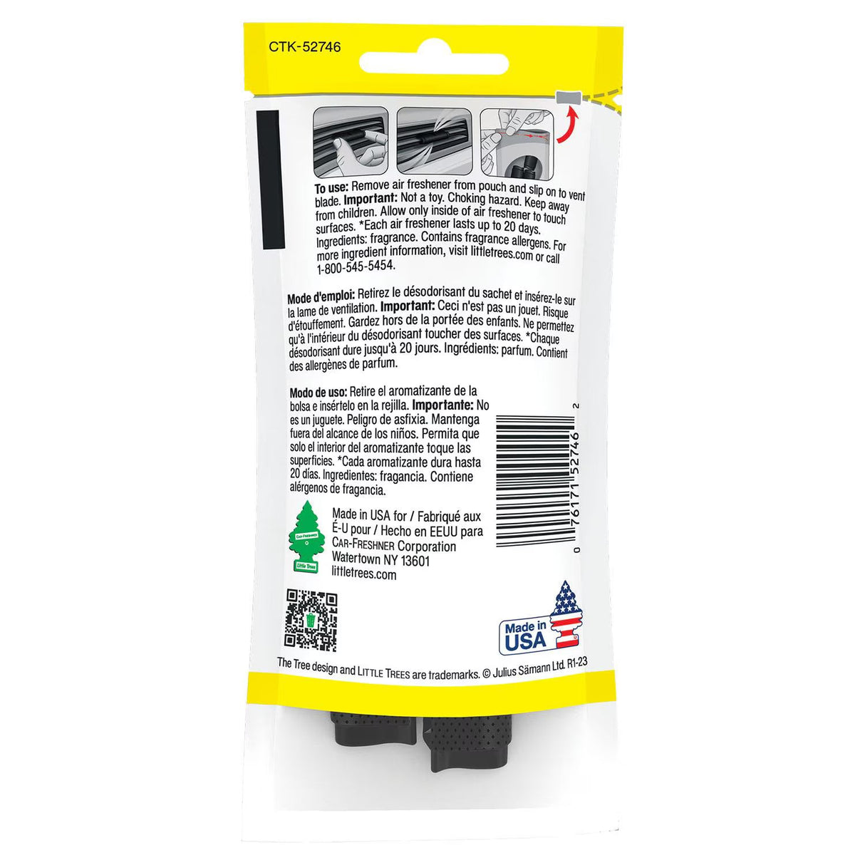 Little Trees Supernova Vent Wraps Car-Freshner/Little Trees