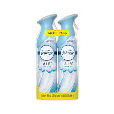 Febreze Air, Linen and Sky, 8.8 oz Aerosol Spray, 2/Pack CWS