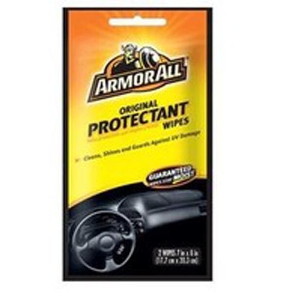 Armor All Original Protectant Wipes – Convenient car cleaning wipes designed to protect and enhance dashboards, vinyl, and plastic surfaces with UV protection.