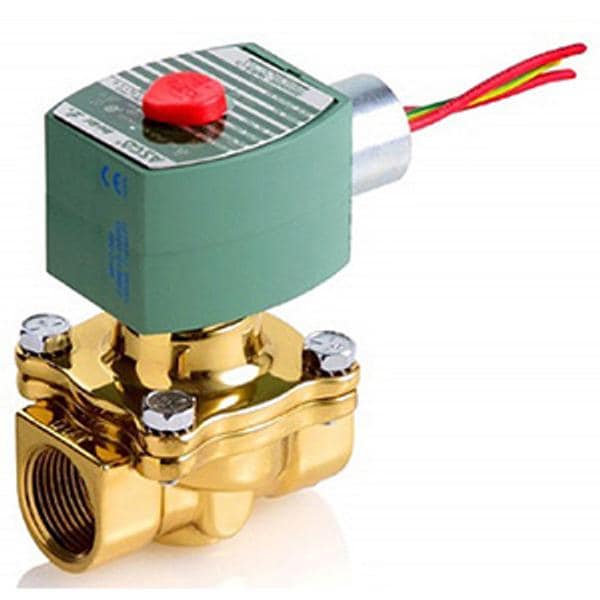 その他 FAUCETWO EGskin1st ASCO RedHat/8210 Series Brass 1/2'' FPT 120 VAC Normally