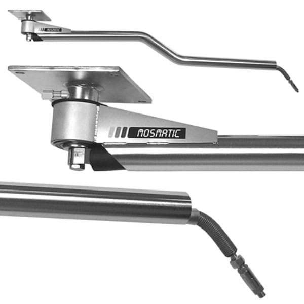 Mosmatic Stainless Steel 51 DKZ 360 Ceiling Mount Boom, designed for high-performance, rotating hose applications in car wash systems. Durable stainless steel construction provides stability and effi