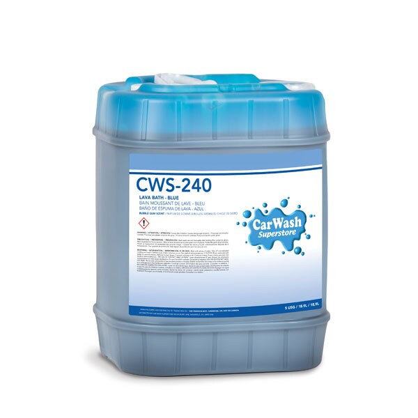 Car Wash Superstore Lava Bath Blue Foam Brush Detergent, designed for creating rich foam and effective cleaning in car wash systems. Ideal for automotive detailing with a focus on a blue foam cleanin