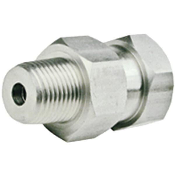 CWS stainless steel 3/8 high-pressure swivel for car wash hoses, designed for durability and smooth operation in high-pressure applications.