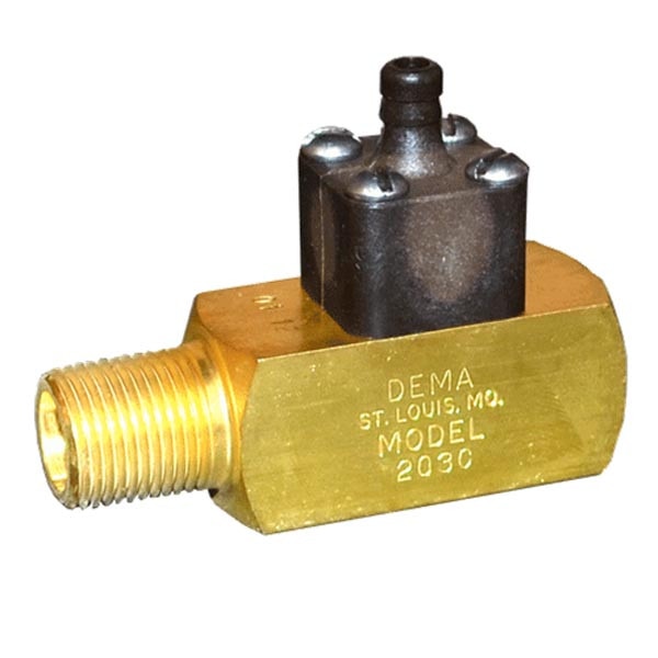 DEMA Brass 1/8'' MPT 3 oz/min C Series Injector with Metering Tips