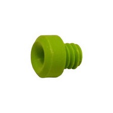 DEMA Threaded Ultra Lean Metering Tip for 1/4'' Lime Green Barb