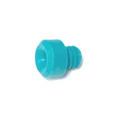 DEMA Threaded Metering Tip for 1/4'' Turquoise Barb