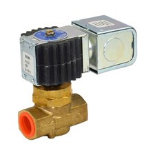DEMA Brass 1/2" FPT 24 VAC Normally Closed Solenoid Valve, designed for controlling water flow in car wash systems.