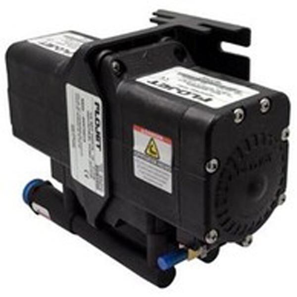 Flojet Air Powered 10 GPM Dual Santoprene Diaphragm Pump, designed for high-performance fluid transfer in car wash systems.