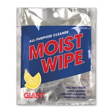 Giant moist wipe towelette for automotive cleaning, designed for easy and efficient use in car wash applications.