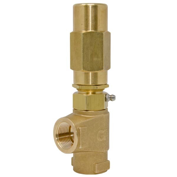 General Pump Brass 3/4'' LType Balanced Relief Valve with Grease Zerk