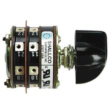 Shallco 10-Position 2-Stack Rotary Switch, designed for precise control with multiple positions for reliable switching in industrial and commercial applications.
