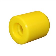 Sonny's UHMW 3" Dia x 3-5/8" x 1/4" and 6" Mid-Profile Replacement Wheel, designed for durability and smooth operation in car wash conveyor systems.