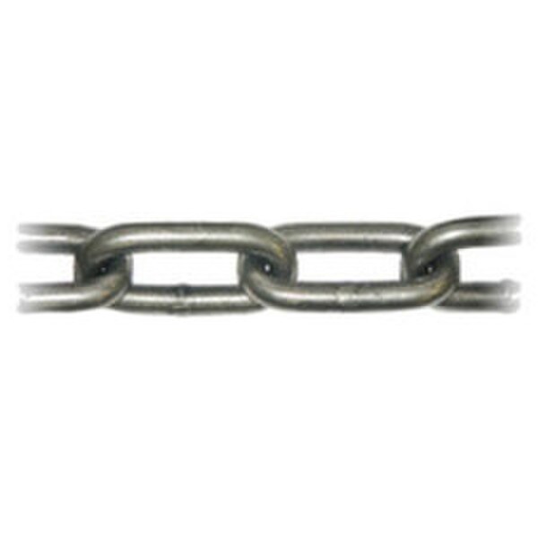Sonny's Steel 5/8" Diameter 3-1/2" Pitch Conveyor Log Chain, a heavy-duty steel chain designed for car wash conveyor systems, providing durability and reliability for smooth vehicle transport.