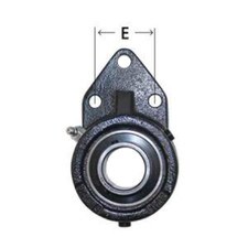 AMI Cast Iron 3-Bolt 1-1/4 Flange Unit Bearing with Contact Seal, designed for reliable performance and durability in mechanical systems.
