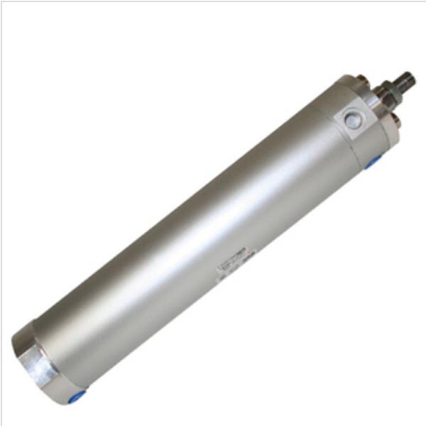 SMC steel 2 bore x 8 stroke A350 air cylinder for pneumatic applications in car wash systems, providing efficient air control.