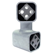 Sonny's 45° Restric-O-Flex Driver Side Coupler Wrap for durable protection in car wash systems.