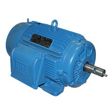 WEG 15HP 3-Phase Motor, 1800 RPM, 230/460V, cast iron construction, designed for reliable performance in industrial applications.