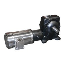 Sonny's 1.5 HP TEFC Washdown Motor with Gearbox. Durable motor designed for car wash systems, featuring a totally enclosed fan-cooled (TEFC) construction for reliable, high-efficiency operation.