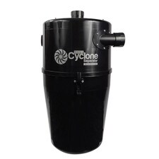 Sonny's 10-gallon vacuum cyclone trash collector, designed for industrial and car wash use, effectively collects trash with a high-efficiency vacuum system.