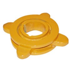 Sonny's heat-treated steel 4-tooth log chain taper lock sprocket is designed for durability and strength.