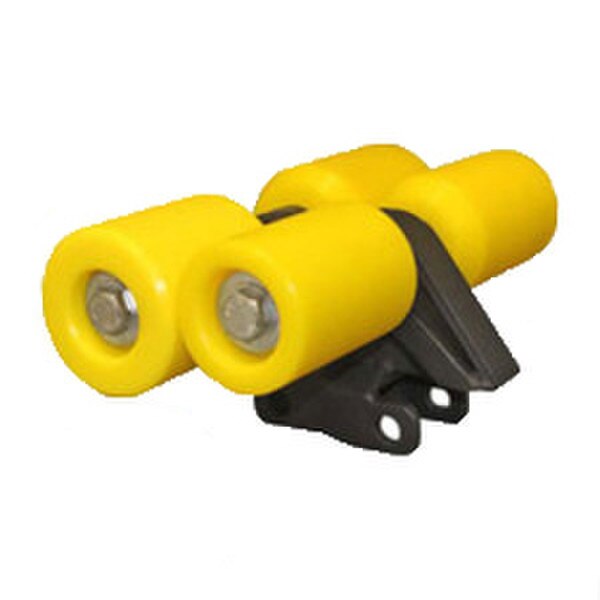 Sonny's Steel 4-Wheel Tall Profile Roller Assembly for Hanna systems.