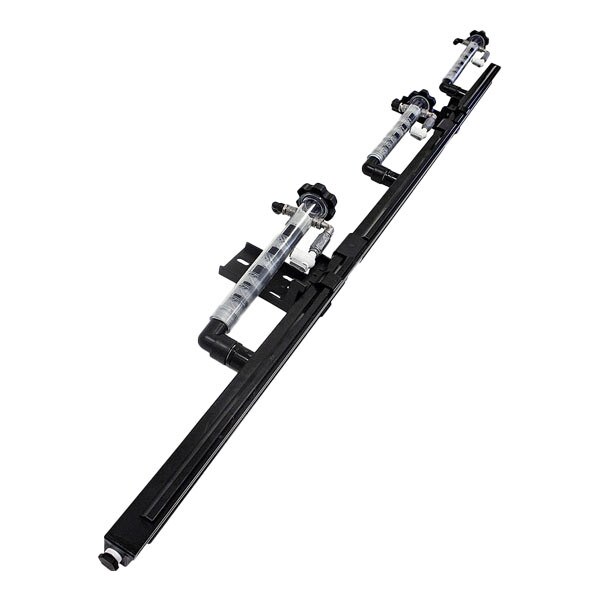 Mr. Foamer Foaminator Maxx Stream assembly featuring three Twist-N-Clean foam generators and two Easy Mount brackets, designed for efficient car wash foam application.