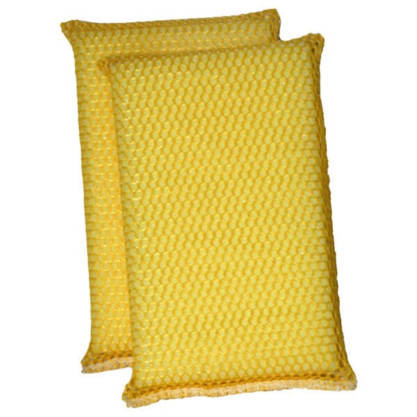 Sonny's Nylon Bug and Tar Yellow Woven Sponge Car Wash Superstore
