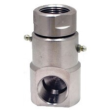 Super Swivels Nickel Plated Carbon Steel 90° Swivel 1" FPT x FPT, designed for high-performance fluid transfer systems.