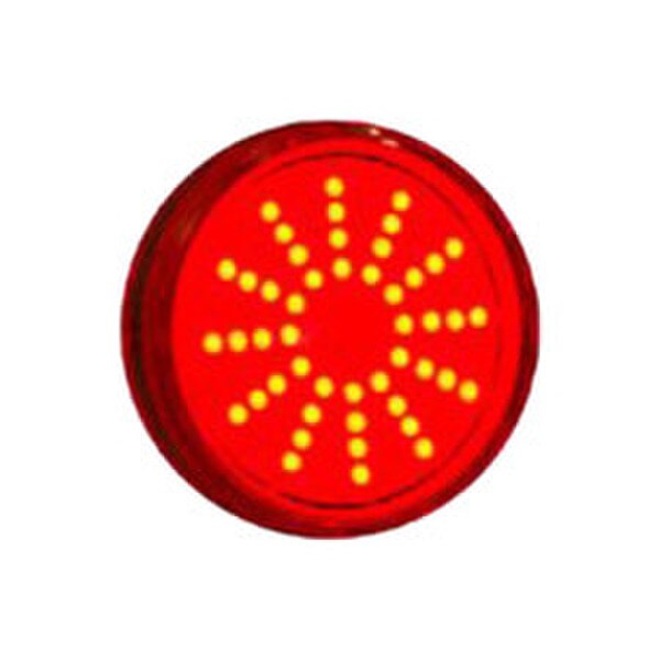 TSS Solid Red LED Puck Light Car Wash Superstore