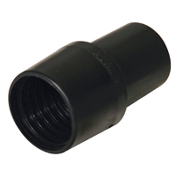 Mr. Nozzle Black 1.5" x 1.5" Vacuum Hose Swivel Cuff, designed for secure and flexible hose connections in car wash vacuum systems.